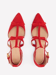 Boden Red Point Bow Mary Jane Shoes - Image 4 of 5