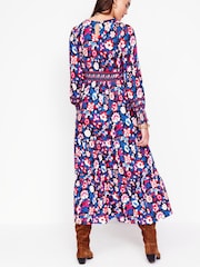 Boden Blue Tabitha Tiered Jersey Dress - Image 2 of 5