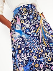 Boden Green Isabella Cotton Sateen Skirt - Image 2 of 6
