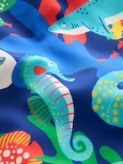 Boden Blue Cross Back Printed Swimsuit - Image 5 of 5