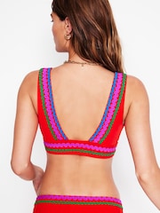 Boden Red Porto Bikini Top - Image 3 of 6