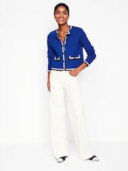 Boden Blue Holly Knitted Jacket - Image 4 of 6