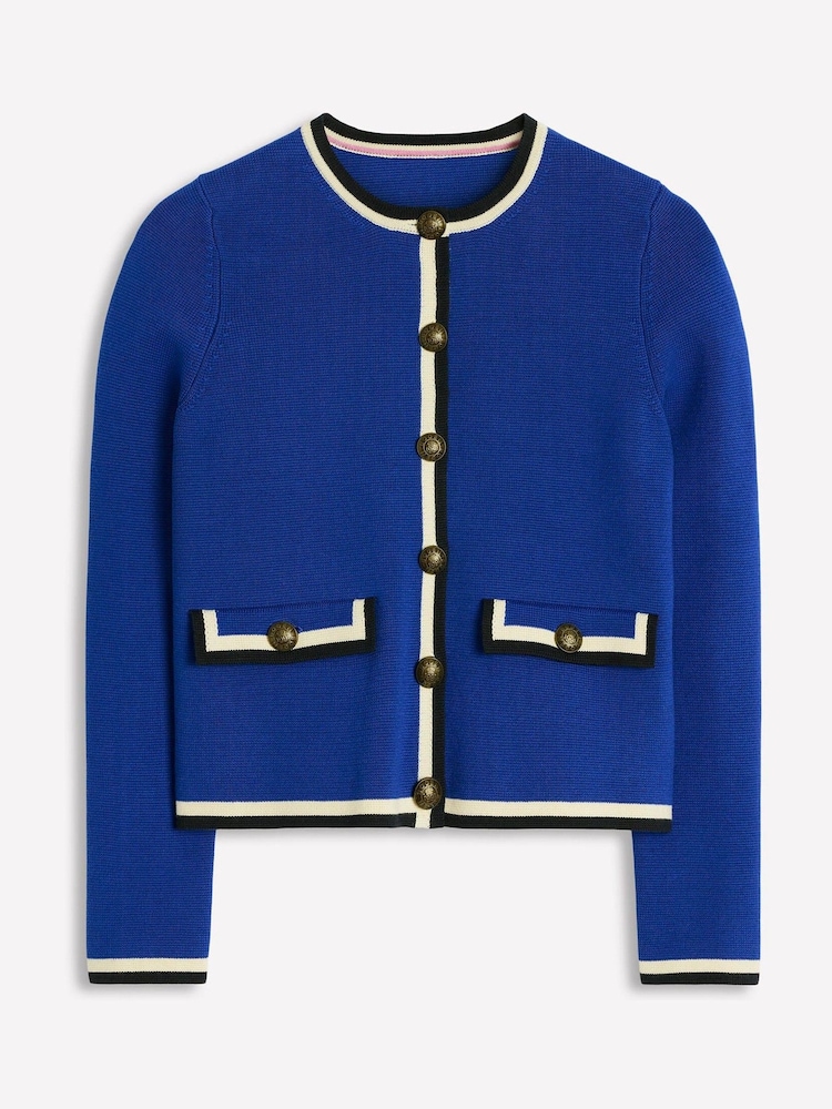 Boden Blue Holly Knitted Jacket - Image 5 of 6