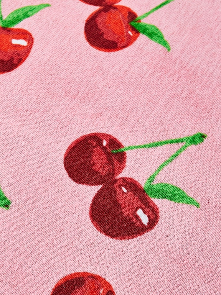 Catherine Lansfield Cherries Cotton Beach Towel - Imagen 3 de 3 Catherine Lansfield Cherries Cotton Beach Towel - Imagen 3 de 3