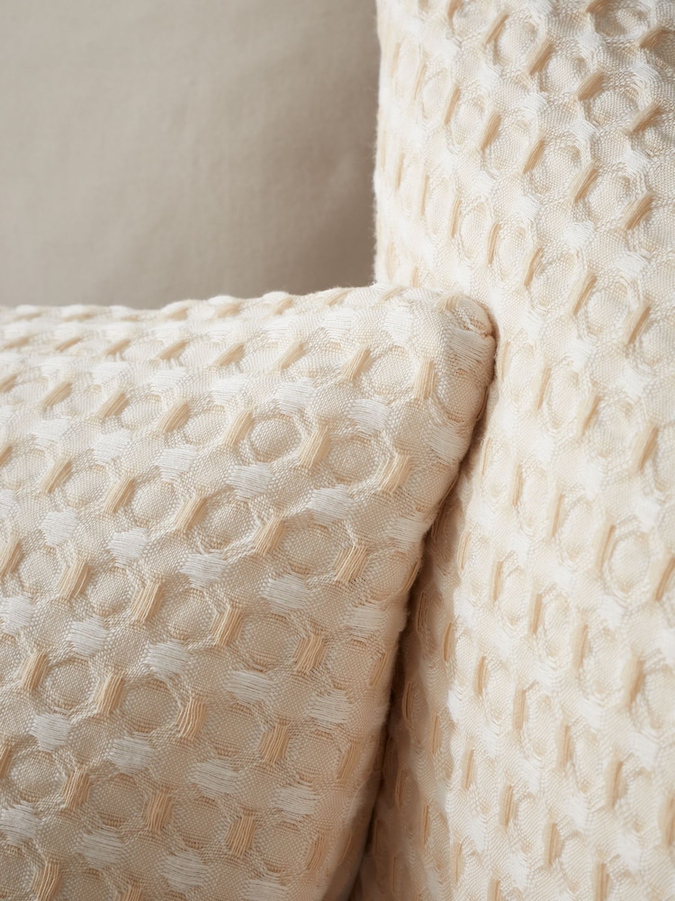 Pineapple Elephant Natural Muscat Waffle Duvet Cover Set - Image 3 of 5