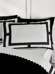 Catherine Lansfield So Soft Mono Panel Duvet Cover Set - Изображение 2 из 3