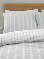 Bianca Ashford Stripe Cotton Duvet Cover Set - Imagen 3 de 5