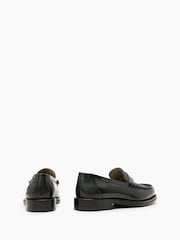 AllSaints Black Bloom 100% Cotton Loafers - Image 3 of 6