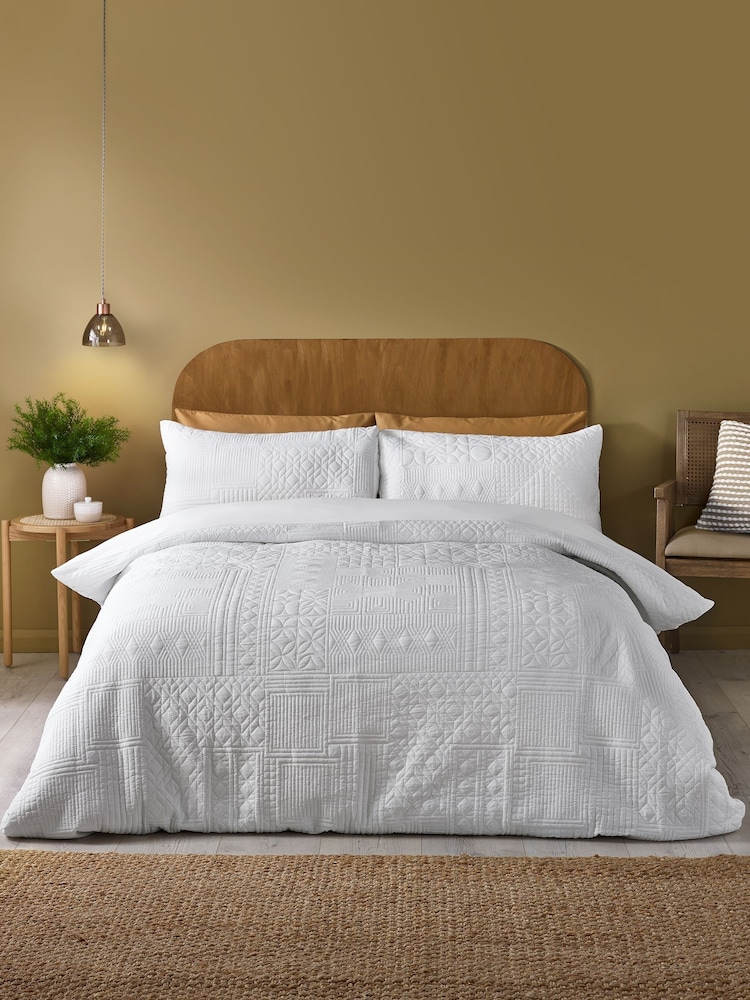 Catherine Lansfield Folkstone Geo Duvet Cover Set - Image 1 of 3