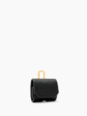 AllSaints Black Airpod Grain Case - Image 2 of 4