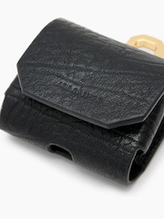 AllSaints Black Airpod Grain Case - Image 3 of 4