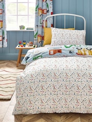 Catherine Lansfield Digger Dreams Reversible Duvet Cover Set - Image 2 of 4