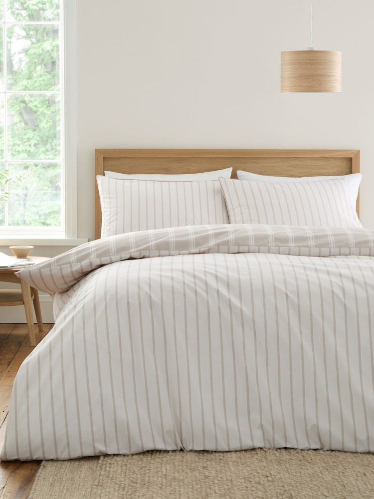 Bianca Ashford Stripe Cotton Duvet Cover Set - Imagen 2 de 5