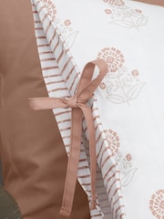 Pineapple Elephant de capa de edredom e Duvet em xilogravura floral Set - Imagem 4 de 6