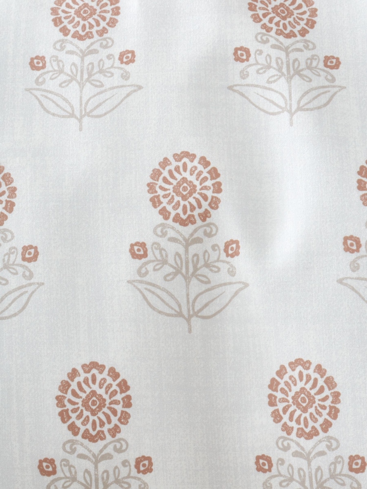 Pineapple Elephant de capa de edredom e Duvet em xilogravura floral Set - Imagem 6 de 6