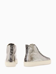 AllSaints Metallic Brown Tana Met High Top - Image 3 of 5