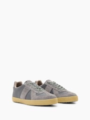 AllSaints Grey Jaimee Low Top - Image 3 of 6