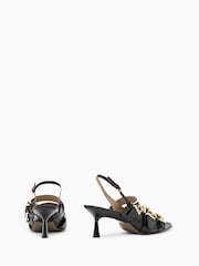 AllSaints Black Vivian Slingback Shoes - Image 3 of 5