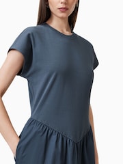AllSaints Blue Frankie Dress - Image 2 of 7