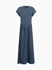 AllSaints Blue Frankie Dress - Image 7 of 7