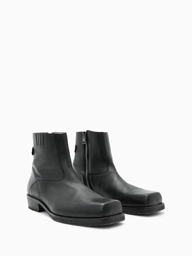 AllSaints Black Orla Boots - Image 2 of 5