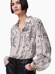 AllSaints White Eddie Shirt - Image 5 of 7