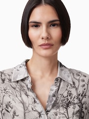 AllSaints White Eddie Shirt - Image 6 of 7