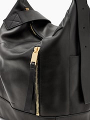 AllSaints Black Alba Backpack - Image 4 of 7