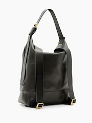 AllSaints Black Alba Backpack - Image 5 of 7