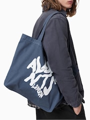 AllSaints Blue Orlando Tote Bag - Image 2 of 7