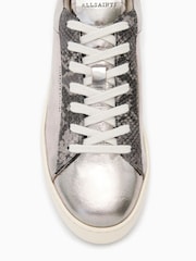 AllSaints Metallic Brown Shana Met Sneakers - Image 3 of 4