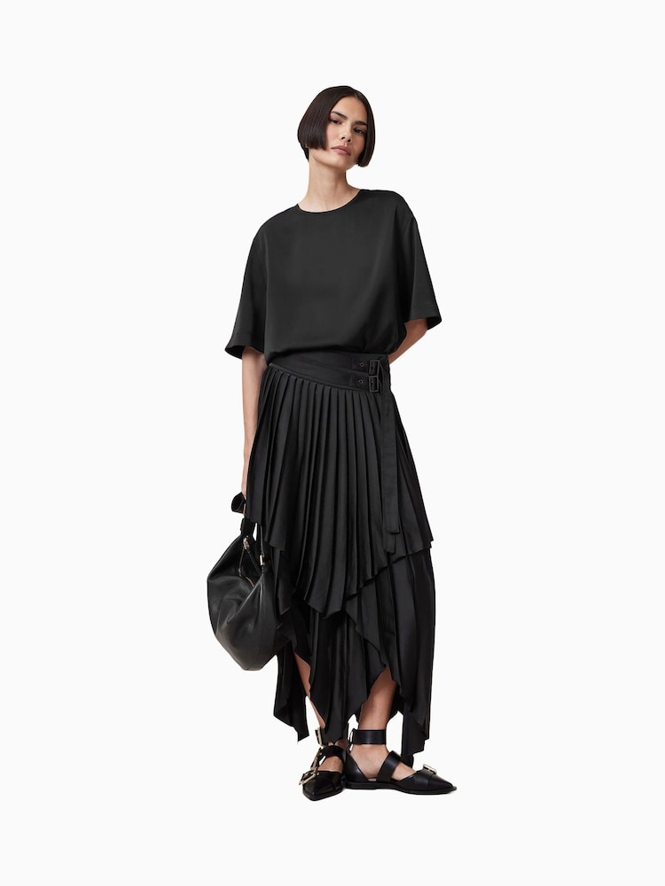 AllSaints Black Kat Skirt - Image 1 of 9