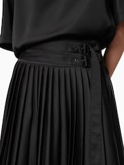 AllSaints Black Kat Skirt - Image 6 of 9
