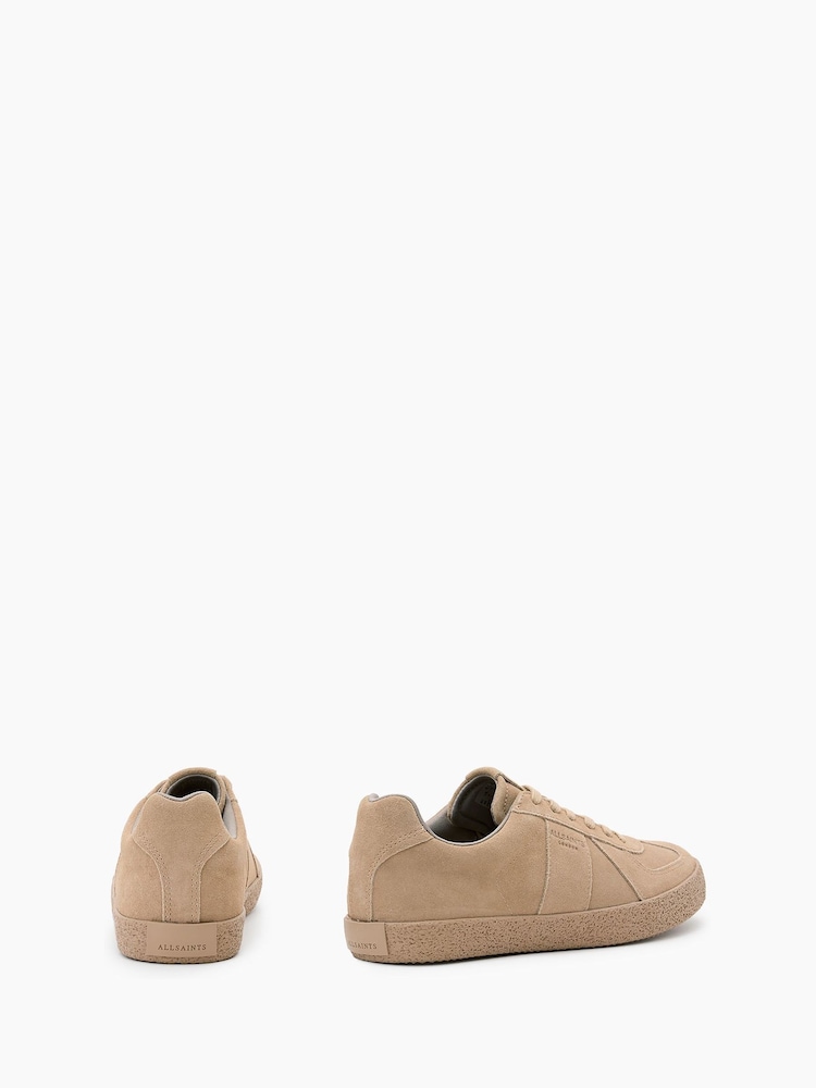 AllSaints Brown Jaimee Suede Sneakers - Image 3 of 5