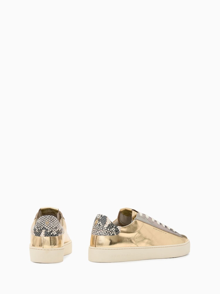 AllSaints Metallic Shana Met Sneakers - Image 3 of 5