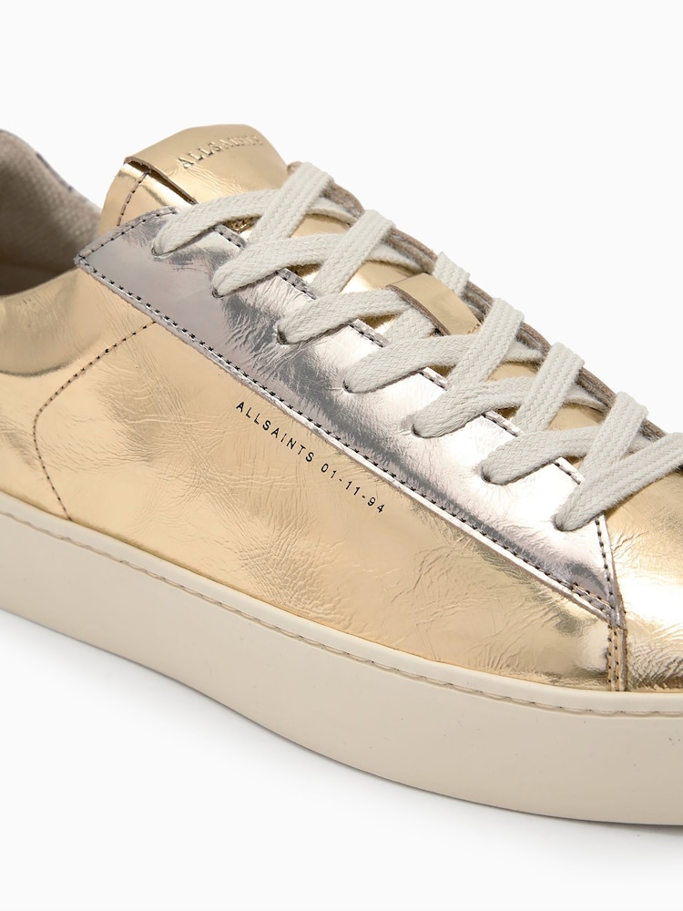 AllSaints Metallic Shana Met Sneakers - Image 5 of 5