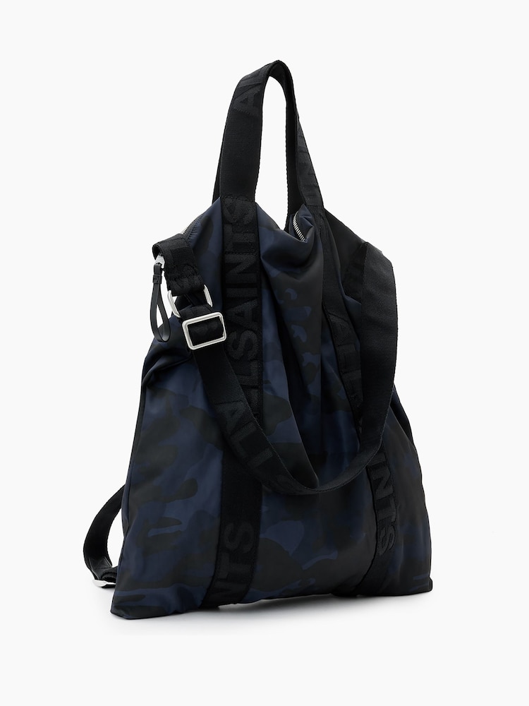 AllSaints Blue Kei Backpack - Image 2 of 7
