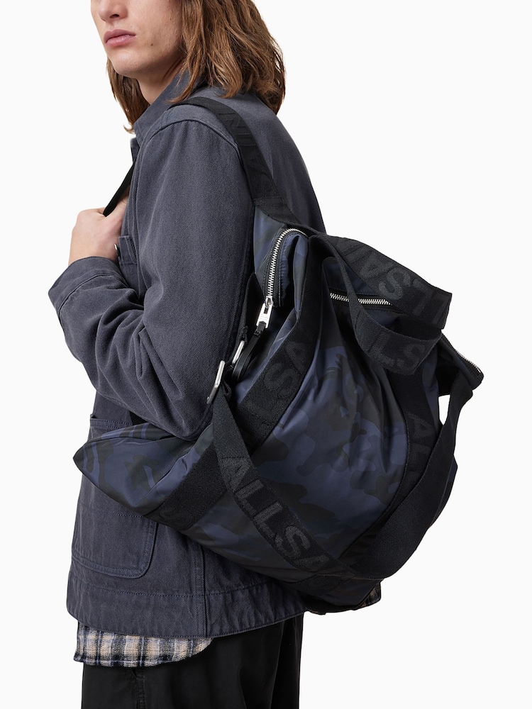 AllSaints Blue Kei Backpack - Image 7 of 7