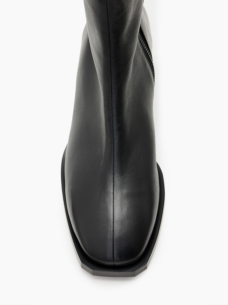 AllSaints Black Avril Boots - Image 5 of 5