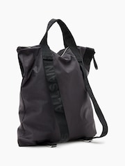 AllSaints Grey Kei Backpack - Image 3 of 7