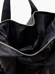 AllSaints Grey Kei Backpack - Image 5 of 7
