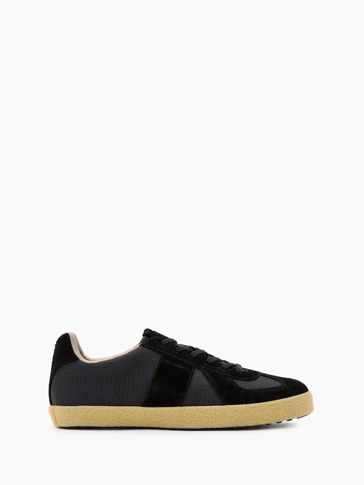 AllSaints Black Jaimee Low Top - Image 1 of 6