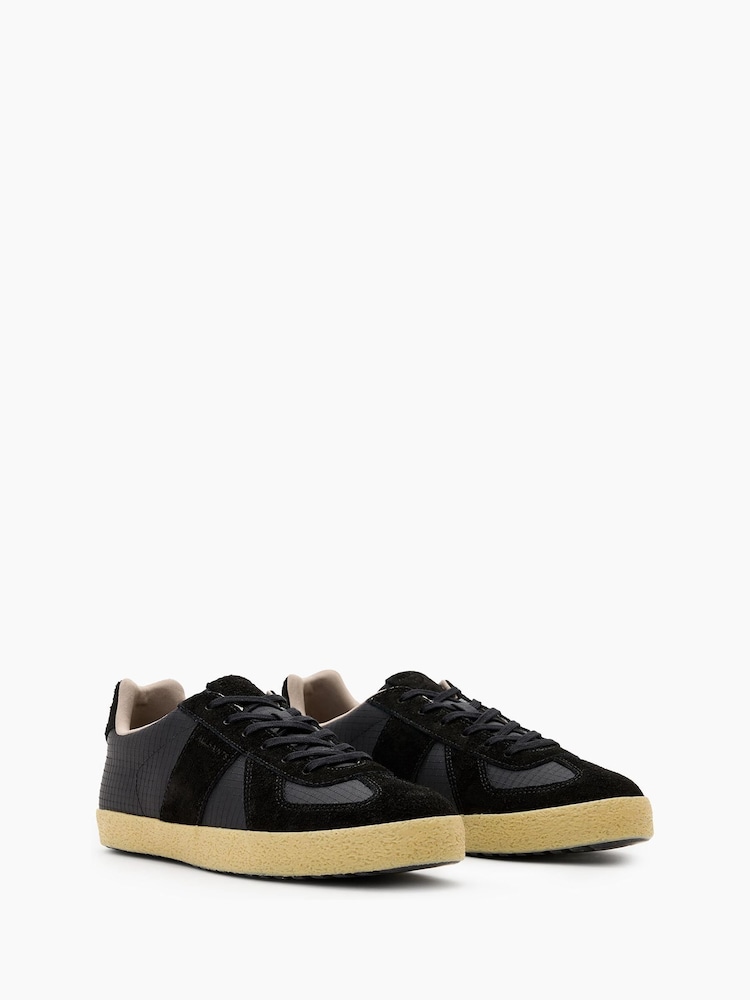 AllSaints Black Jaimee Low Top - Image 2 of 6