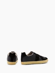 AllSaints Black Jaimee Low Top - Image 3 of 6