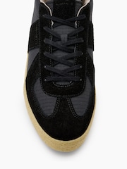 AllSaints Black Jaimee Low Top - Image 4 of 6