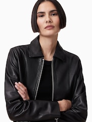 AllSaints Black Alma Jacket - Image 2 of 7