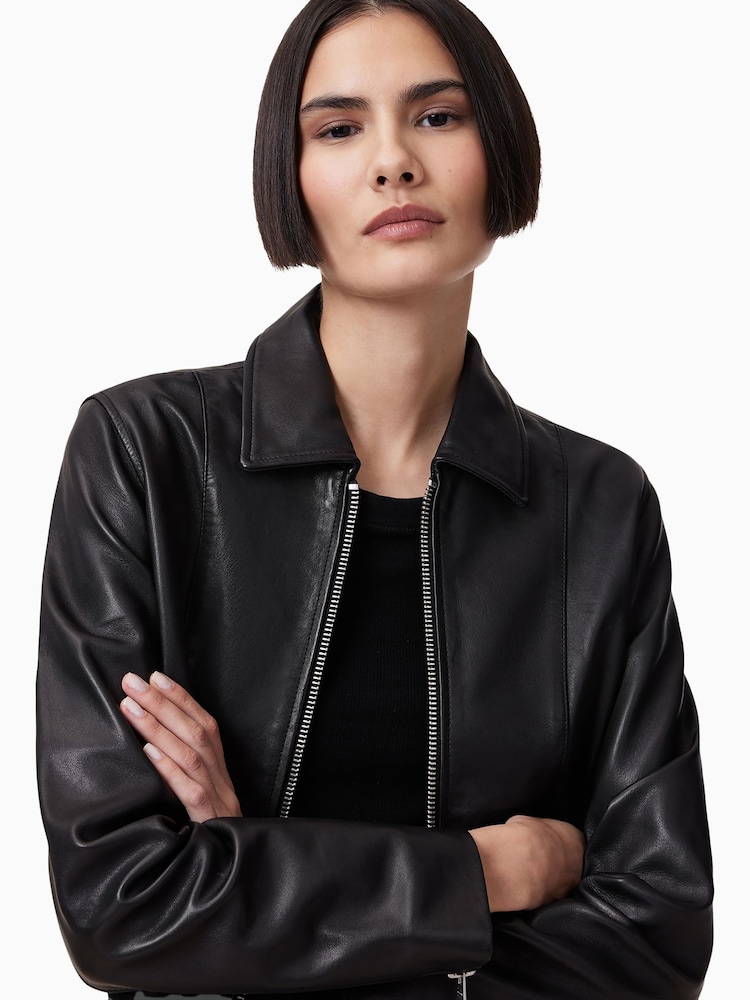 AllSaints Black Alma Jacket - Image 2 of 7
