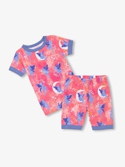 Hatley Pink Night Fairies Stretch Cotton Short Pyjamas Set - Изображение 2 из 4