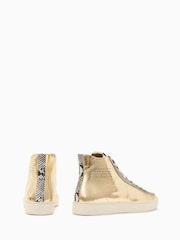 AllSaints Metallic Tana Met High Top - Image 3 of 5