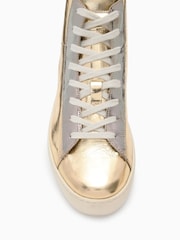AllSaints Metallic Tana Met High Top - Image 5 of 5